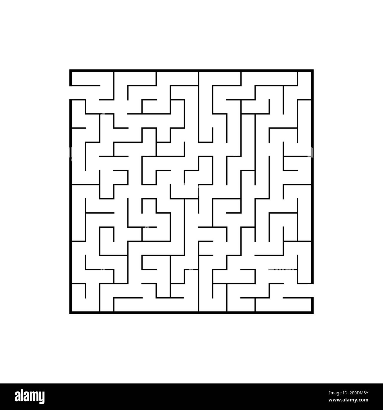 Labirinto astuto. Gioco educativo per bambini. Puzzle per bambini. Encoma labirinto. Trovare il percorso giusto. Illustrazione vettoriale. Illustrazione Vettoriale