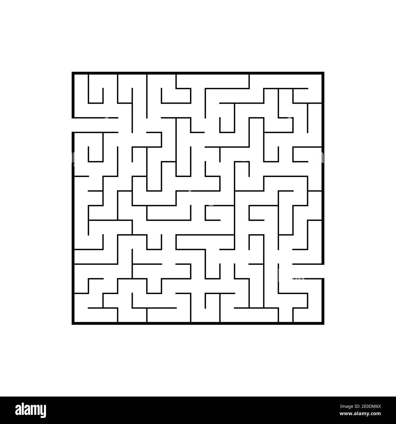 Labirinto astuto. Gioco educativo per bambini. Puzzle per bambini. Encoma labirinto. Trovare il percorso giusto. Illustrazione vettoriale. Illustrazione Vettoriale