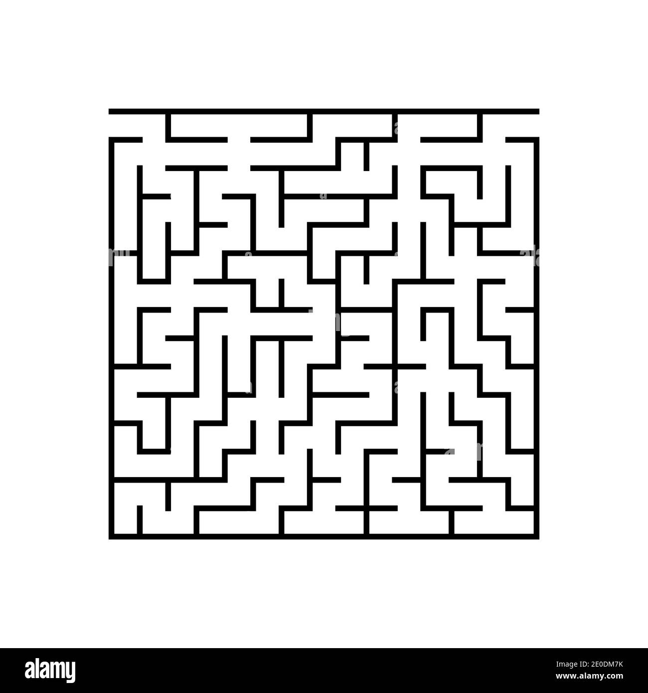 Labirinto astuto. Gioco educativo per bambini. Puzzle per bambini. Encoma labirinto. Trovare il percorso giusto. Illustrazione vettoriale. Illustrazione Vettoriale