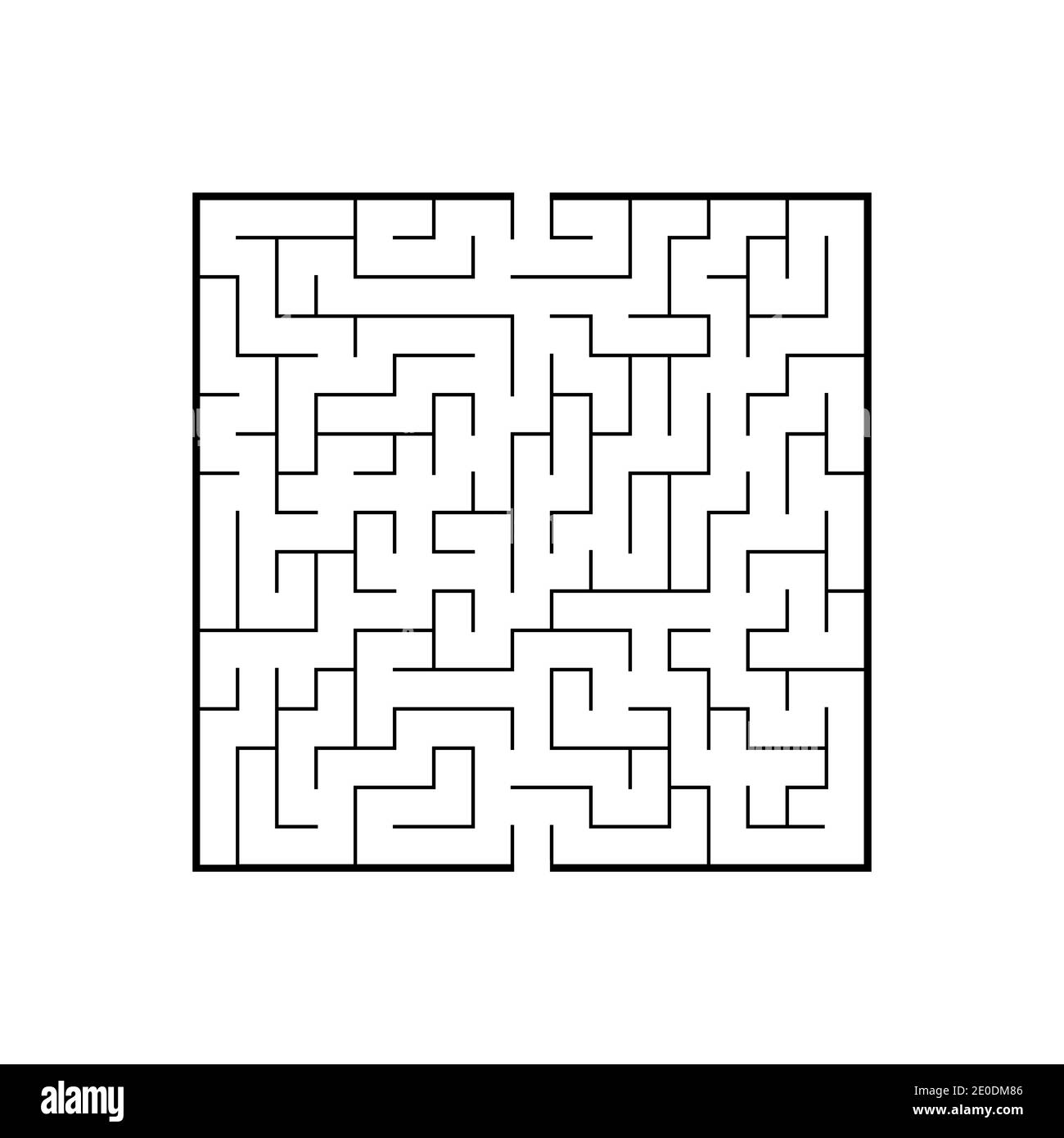 Labirinto astuto. Gioco educativo per bambini. Puzzle per bambini. Encoma labirinto. Trovare il percorso giusto. Illustrazione vettoriale. Illustrazione Vettoriale