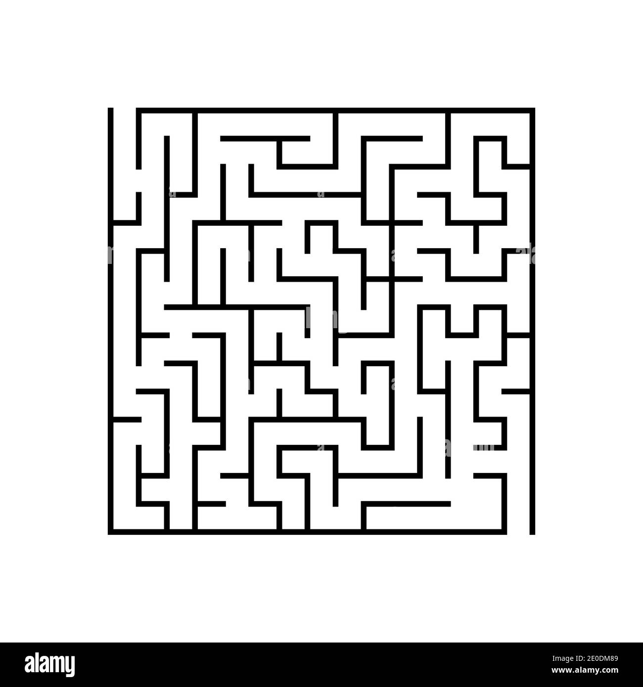 Labirinto astuto. Gioco educativo per bambini. Puzzle per bambini. Encoma labirinto. Trovare il percorso giusto. Illustrazione vettoriale. Illustrazione Vettoriale