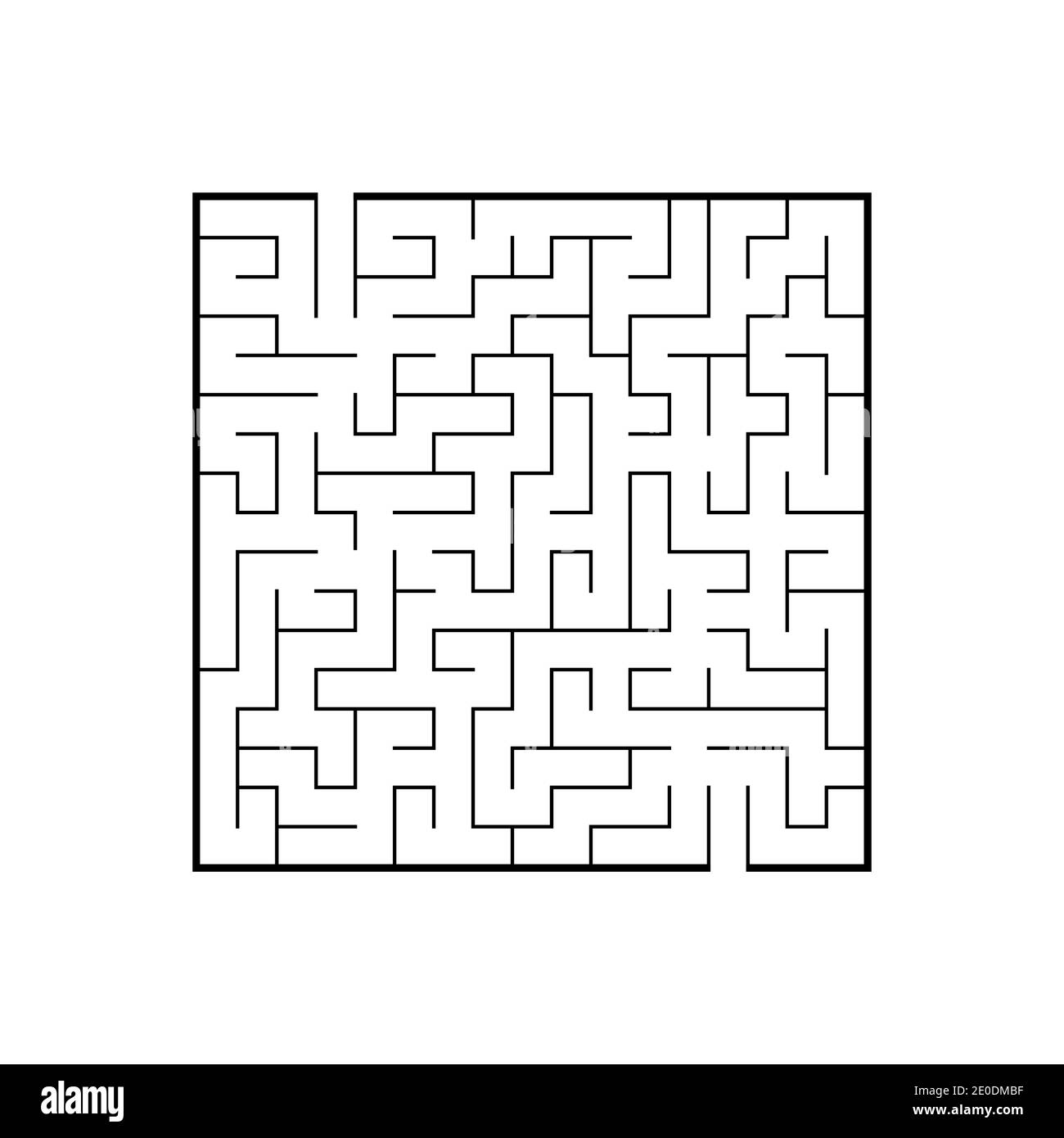 Labirinto astuto. Gioco educativo per bambini. Puzzle per bambini. Encoma labirinto. Trovare il percorso giusto. Illustrazione vettoriale. Illustrazione Vettoriale