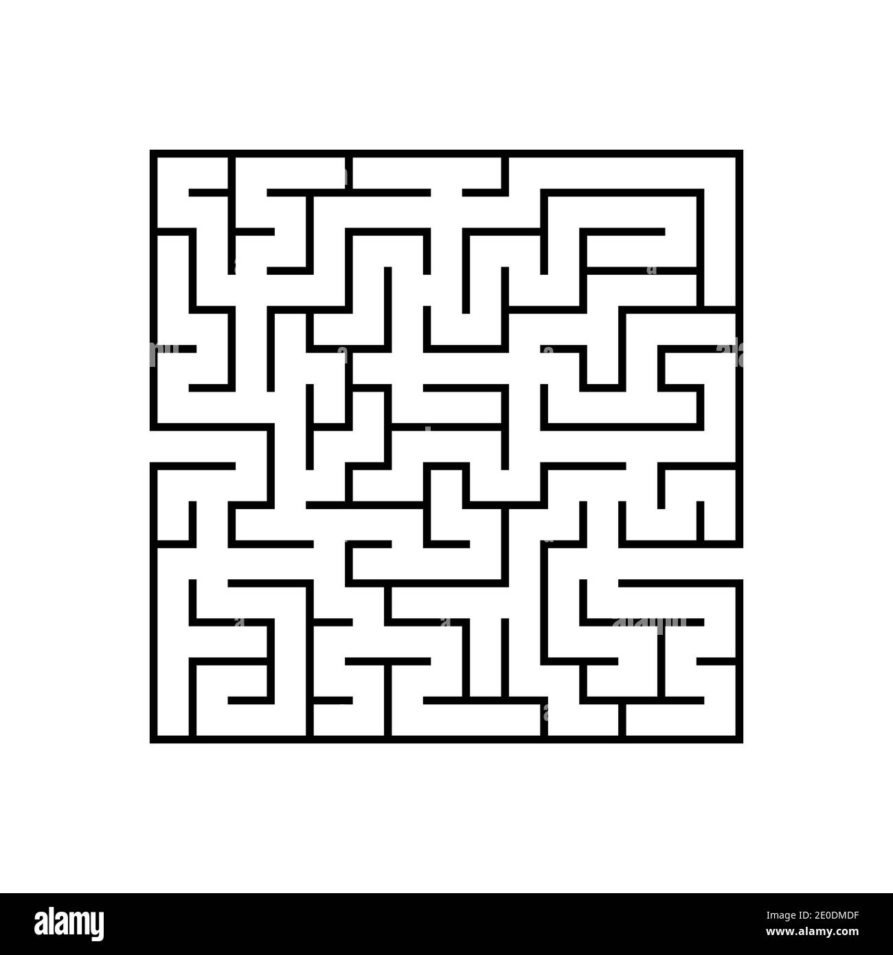 Labirinto astuto. Gioco educativo per bambini. Puzzle per bambini. Encoma labirinto. Trovare il percorso giusto. Illustrazione vettoriale. Illustrazione Vettoriale