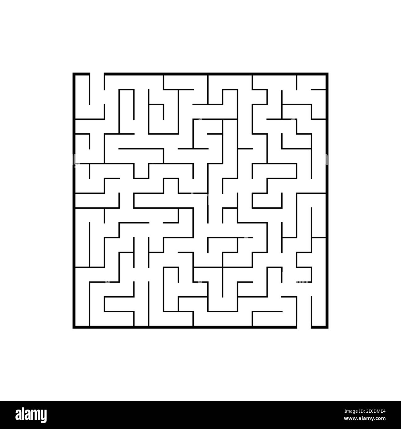 Labirinto astuto. Gioco educativo per bambini. Puzzle per bambini. Encoma labirinto. Trovare il percorso giusto. Illustrazione vettoriale. Illustrazione Vettoriale