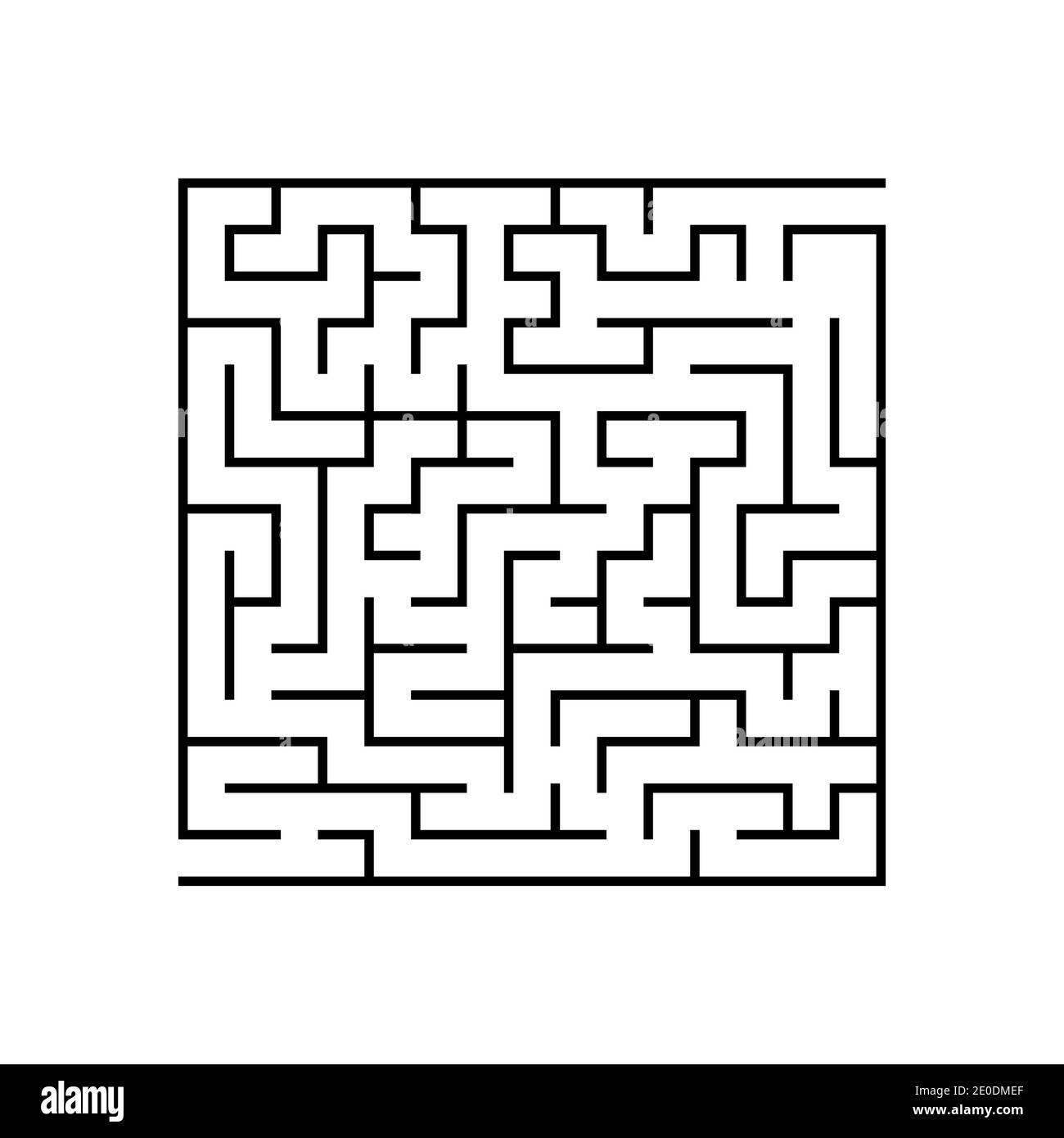 Labirinto astuto. Gioco educativo per bambini. Puzzle per bambini. Encoma labirinto. Trovare il percorso giusto. Illustrazione vettoriale. Illustrazione Vettoriale