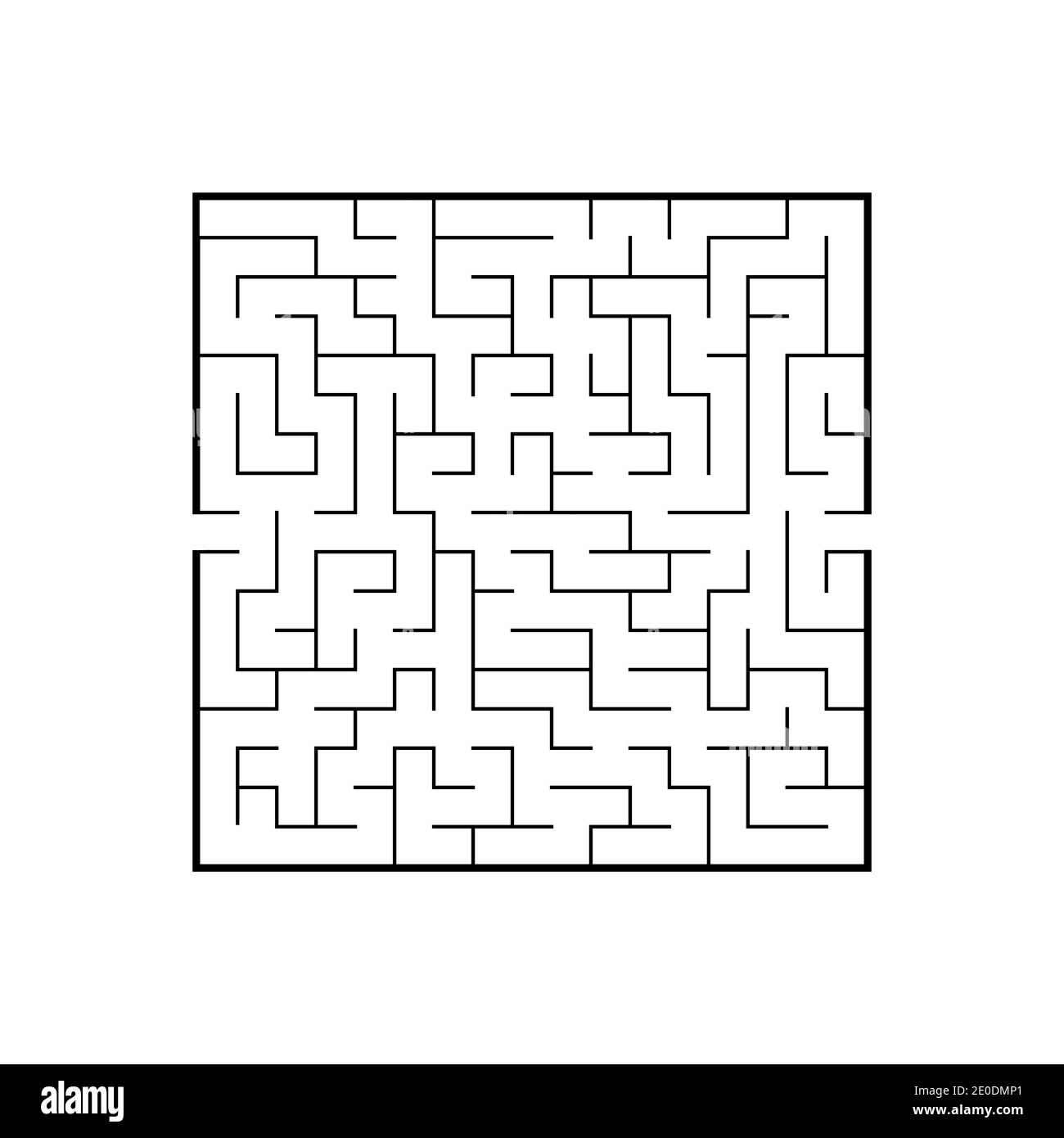 Labirinto astuto. Gioco educativo per bambini. Puzzle per bambini. Encoma labirinto. Trovare il percorso giusto. Illustrazione vettoriale. Illustrazione Vettoriale
