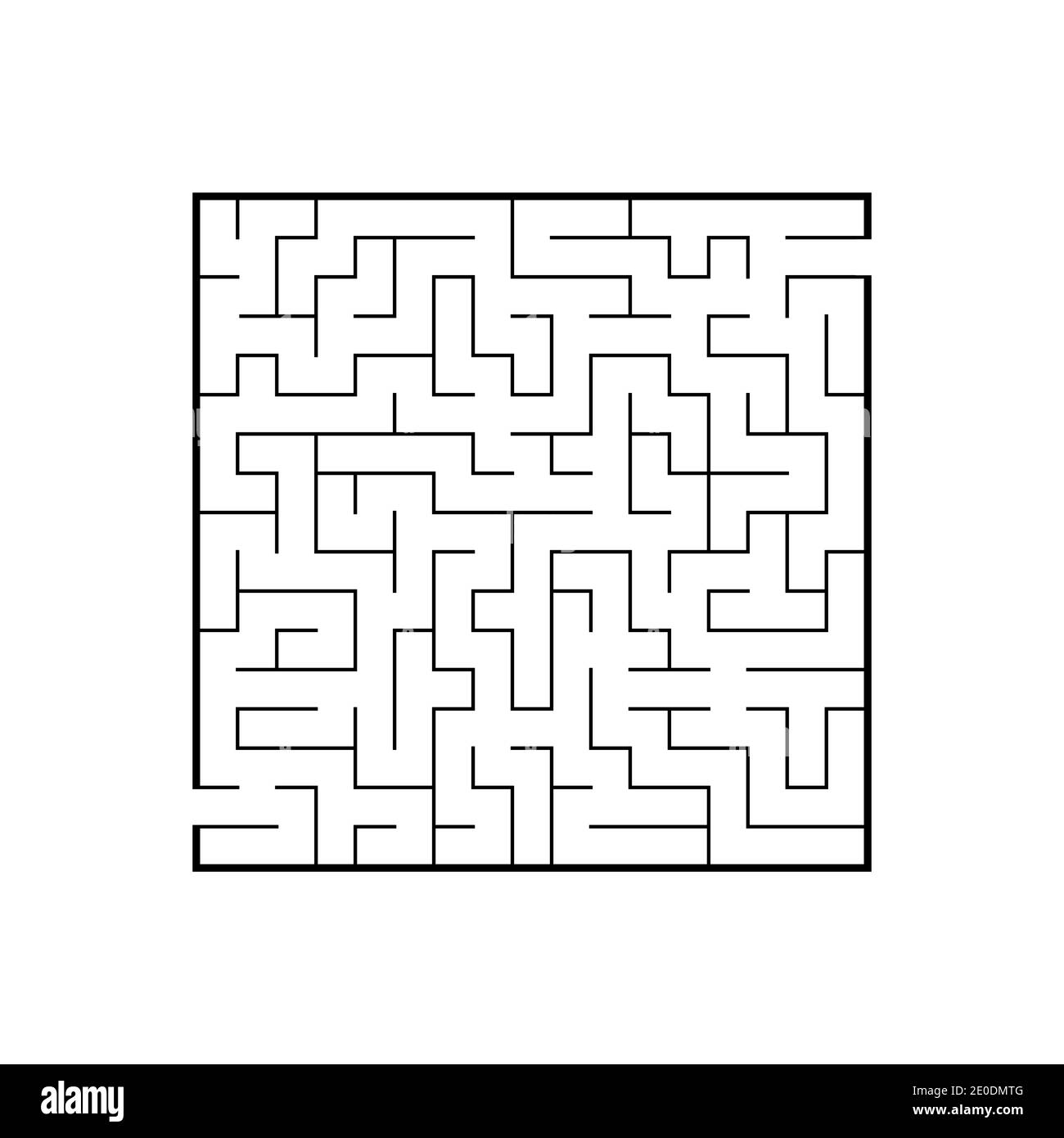 Labirinto astuto. Gioco educativo per bambini. Puzzle per bambini. Encoma labirinto. Trovare il percorso giusto. Illustrazione vettoriale. Illustrazione Vettoriale
