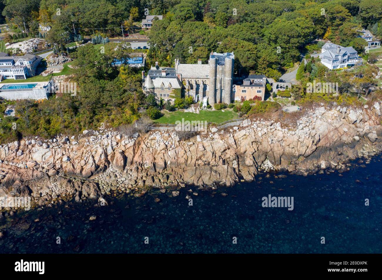 Hammond Castle Museum, Gloucester, ma, USA Foto Stock