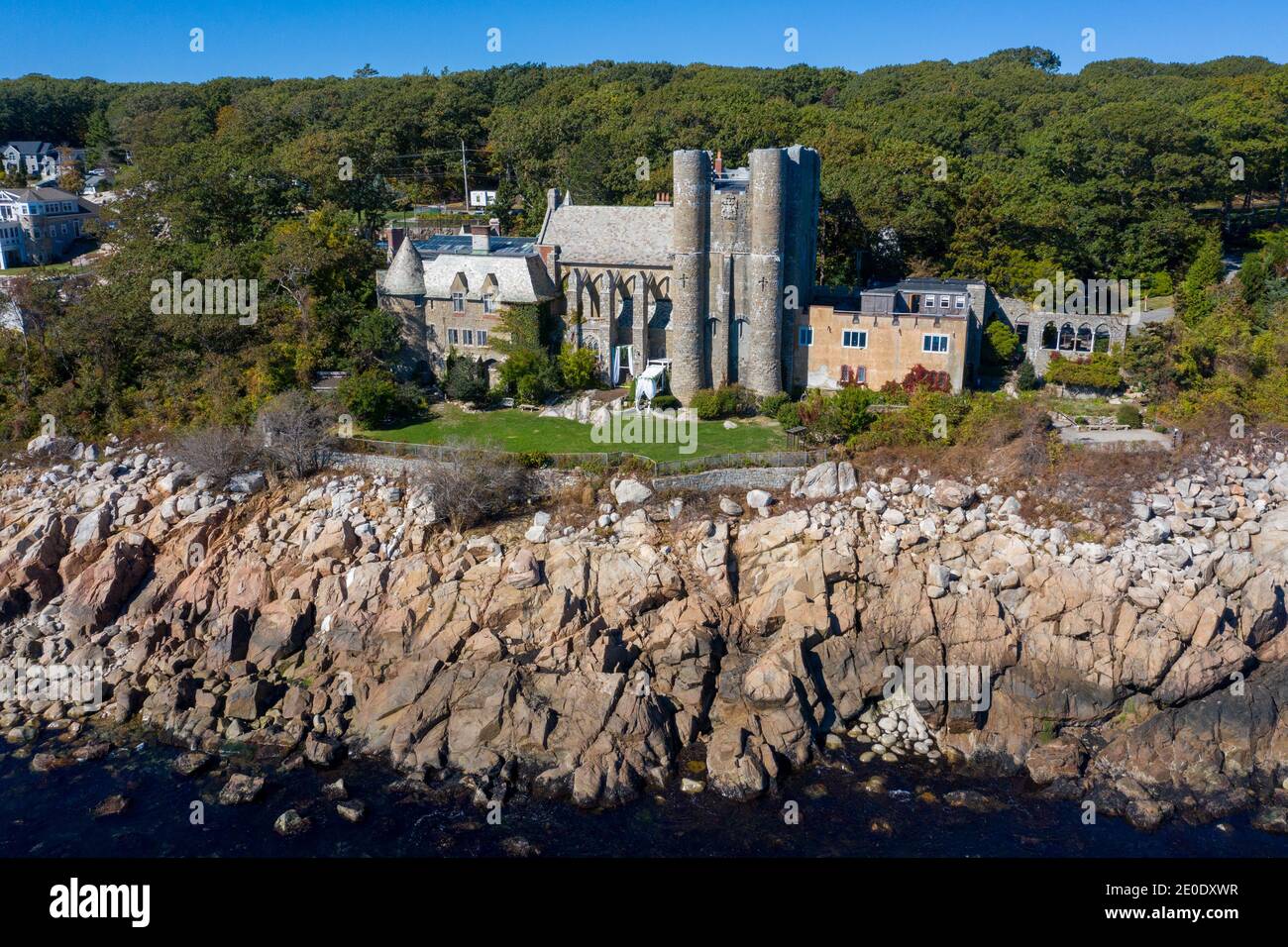 Hammond Castle Museum, Gloucester, ma, USA Foto Stock