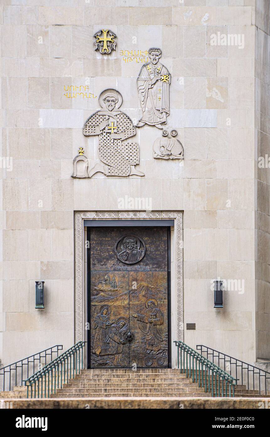 Cattedrale armena di San Vartan, New York, New York, Stati Uniti Foto Stock