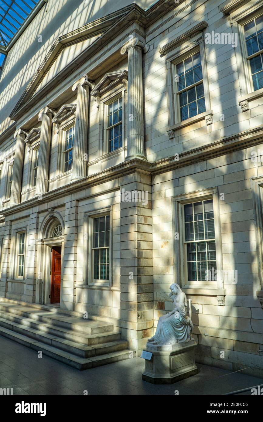 The Branch Bank of the United States, American Wing, Metropolitan Museum of Art, New York City, New York, USA Foto Stock
