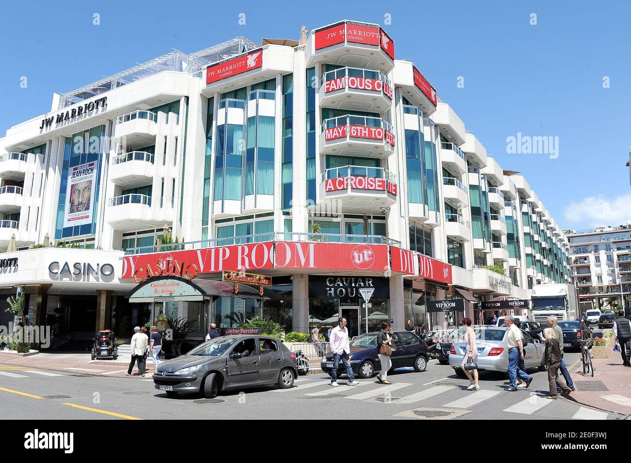 Illustrazione della nuova location di "VIP Room" per il sessantacinquesimo Festival di Cannes il 16 maggio 2012 a Cannes, Francia. Foto di Nicolas Briquet/ABACAPRESS.COM Foto Stock