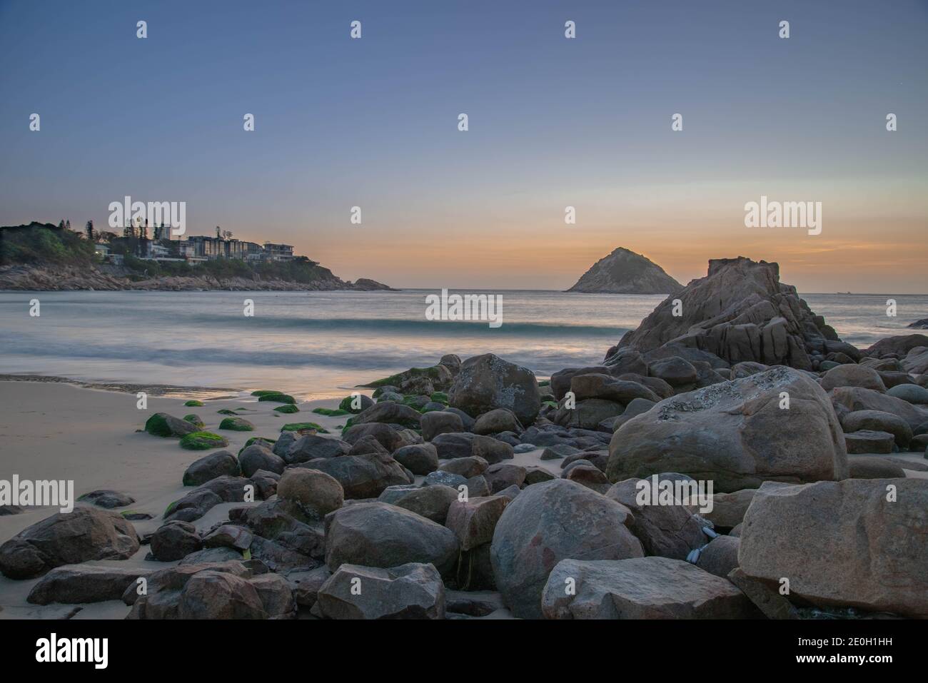 Alba a Shek o - Hong Kong Foto Stock