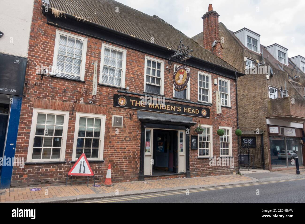 La casa pubblica di Maiden's Head a Maidenhead, Berkshire, Regno Unito. Foto Stock
