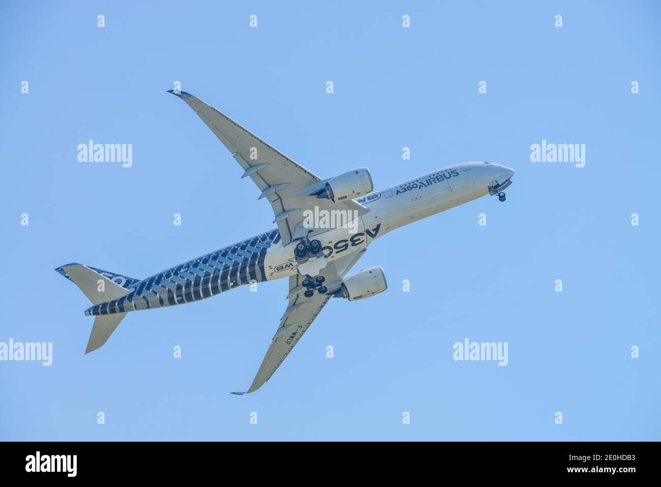 Airbus A350, ILA 2018, Schoenefeld, Brandeburgo, Deutschland Foto Stock