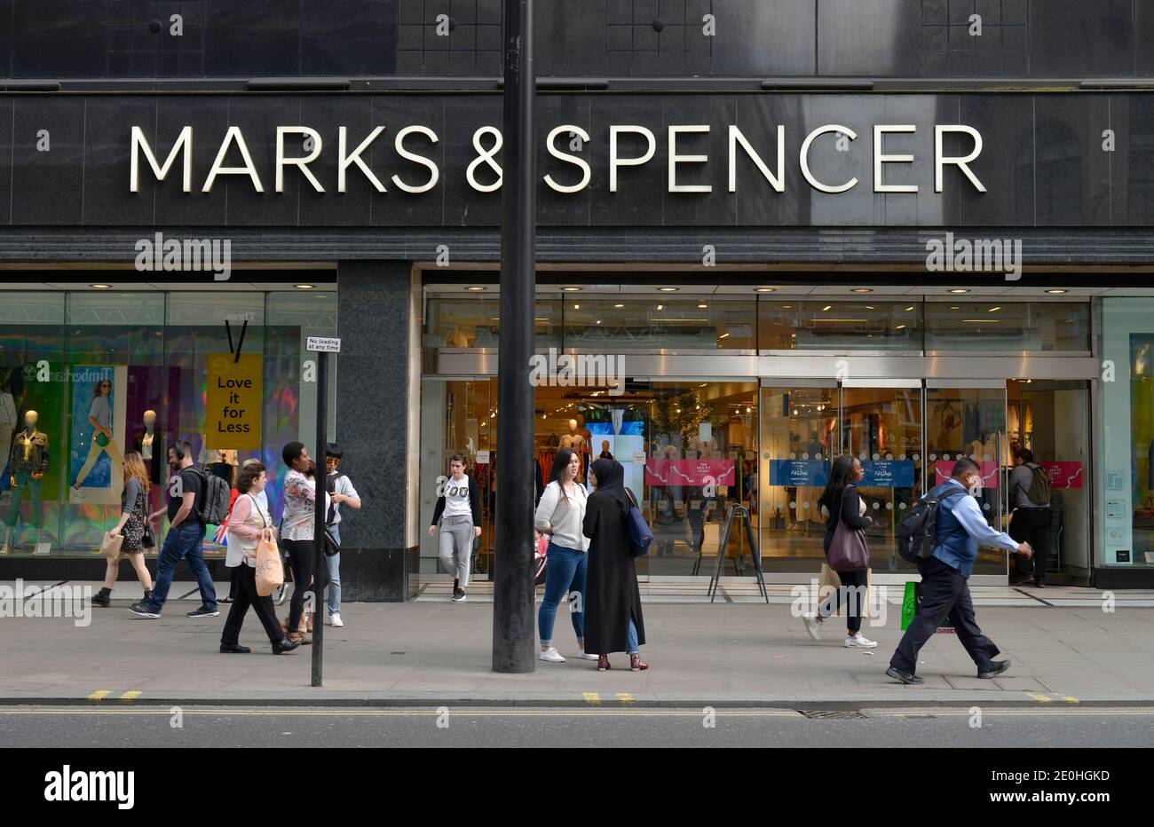 La Marks & Spencer, Oxford Street, Londra, Inghilterra, Grossbritannien Foto Stock