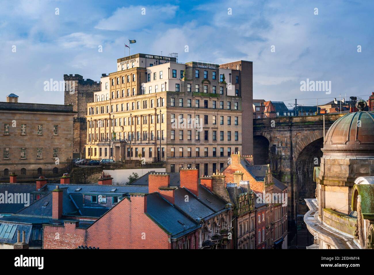 Tyneside City Accommodation The Vermont Hotel in Newcastle upon Tyne Tyne & Wear Inghilterra nord-orientale Foto Stock
