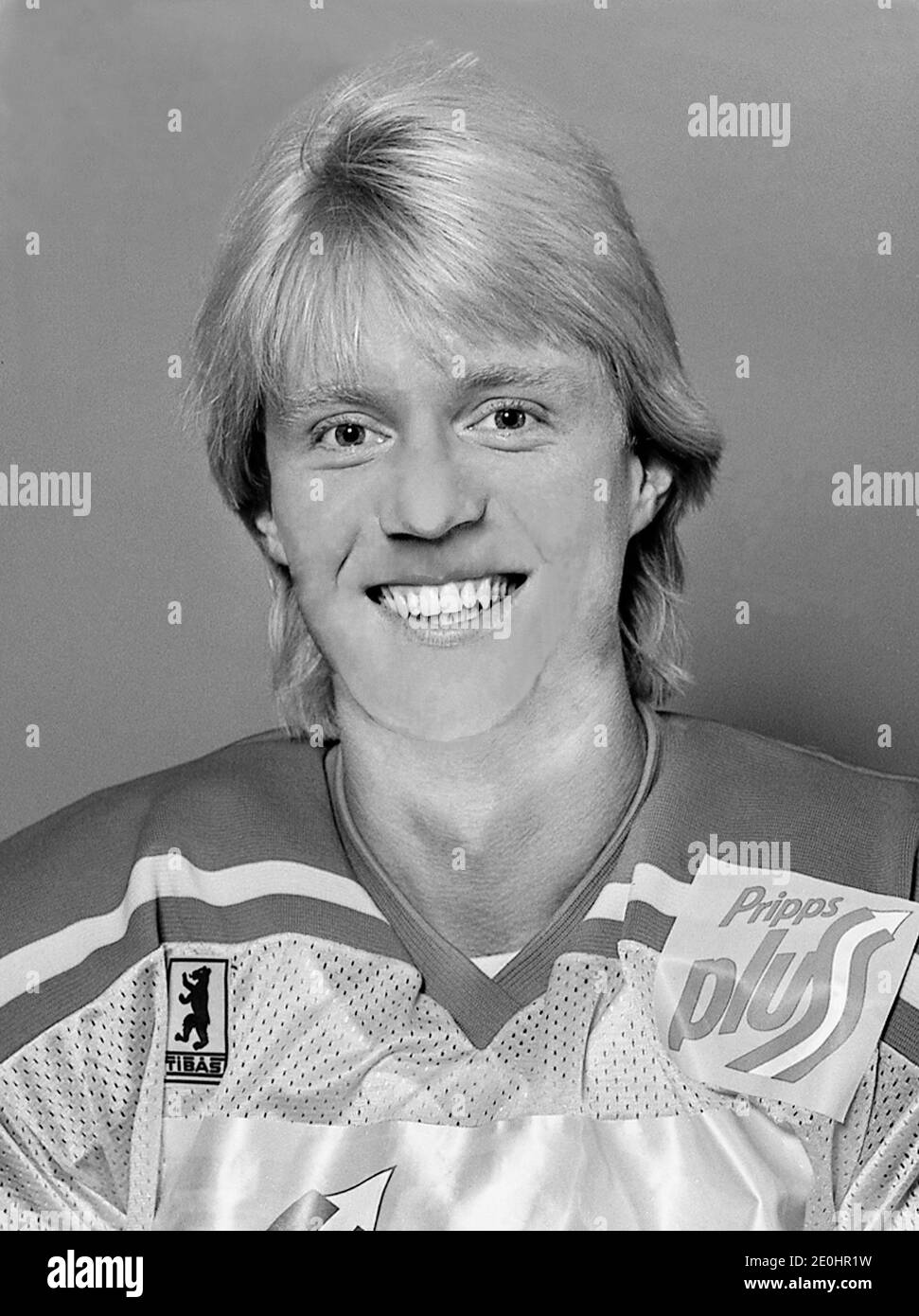 Jörgen PETTERSSON Ice hockey avanti a St Louis Blues prima Canada Cupi1981 Foto Stock