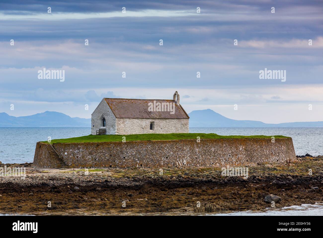 St cwyfans chiesa Anglesey Foto Stock