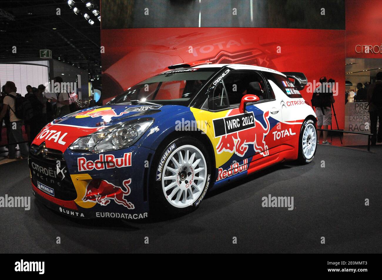 Citroen DS3 WRC durante la prima giornata stampa del Mondial de l'Automobile Paris Motor Show 2012, a Parigi, Francia, il 27 settembre 2012. Foto di Thierry Plessis/ABACAPRESS.COM Foto Stock