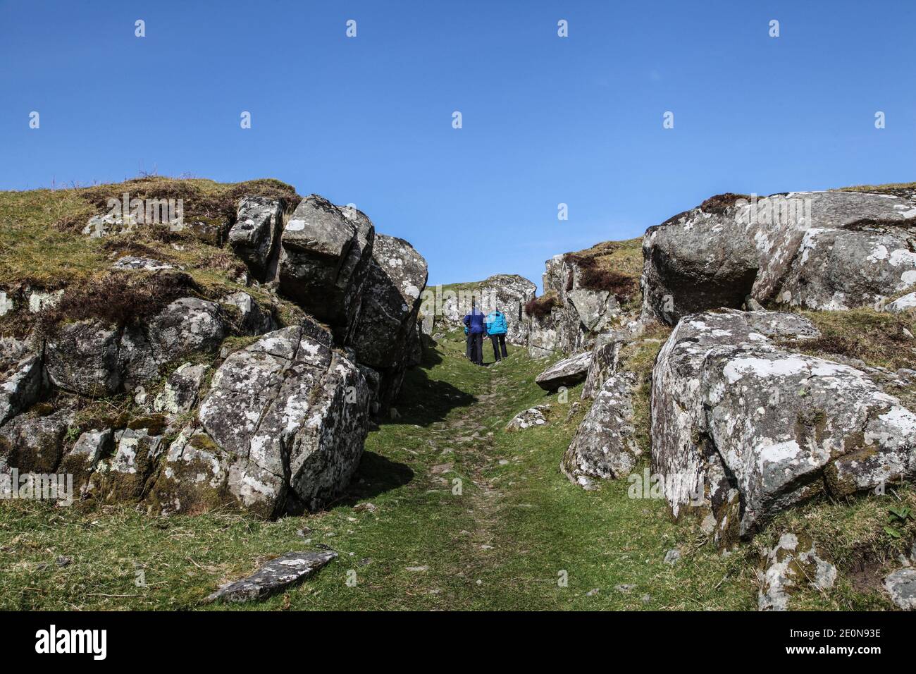 Kilmartin Glen si trova nelle Highlands Sud-Ovest di Argyll. Ha un'importante concentrazione di resti dell'età neolitica e del bronzo. Foto Stock