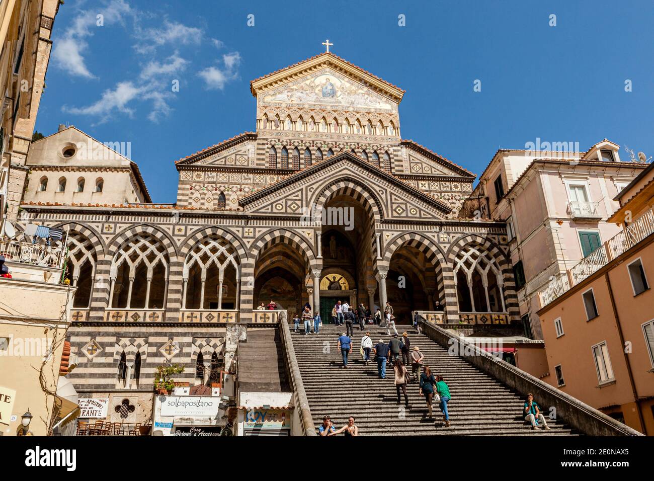 La cattedrale di Amalfi, conosciuta come Cattedrale di Sant'Andrea, e