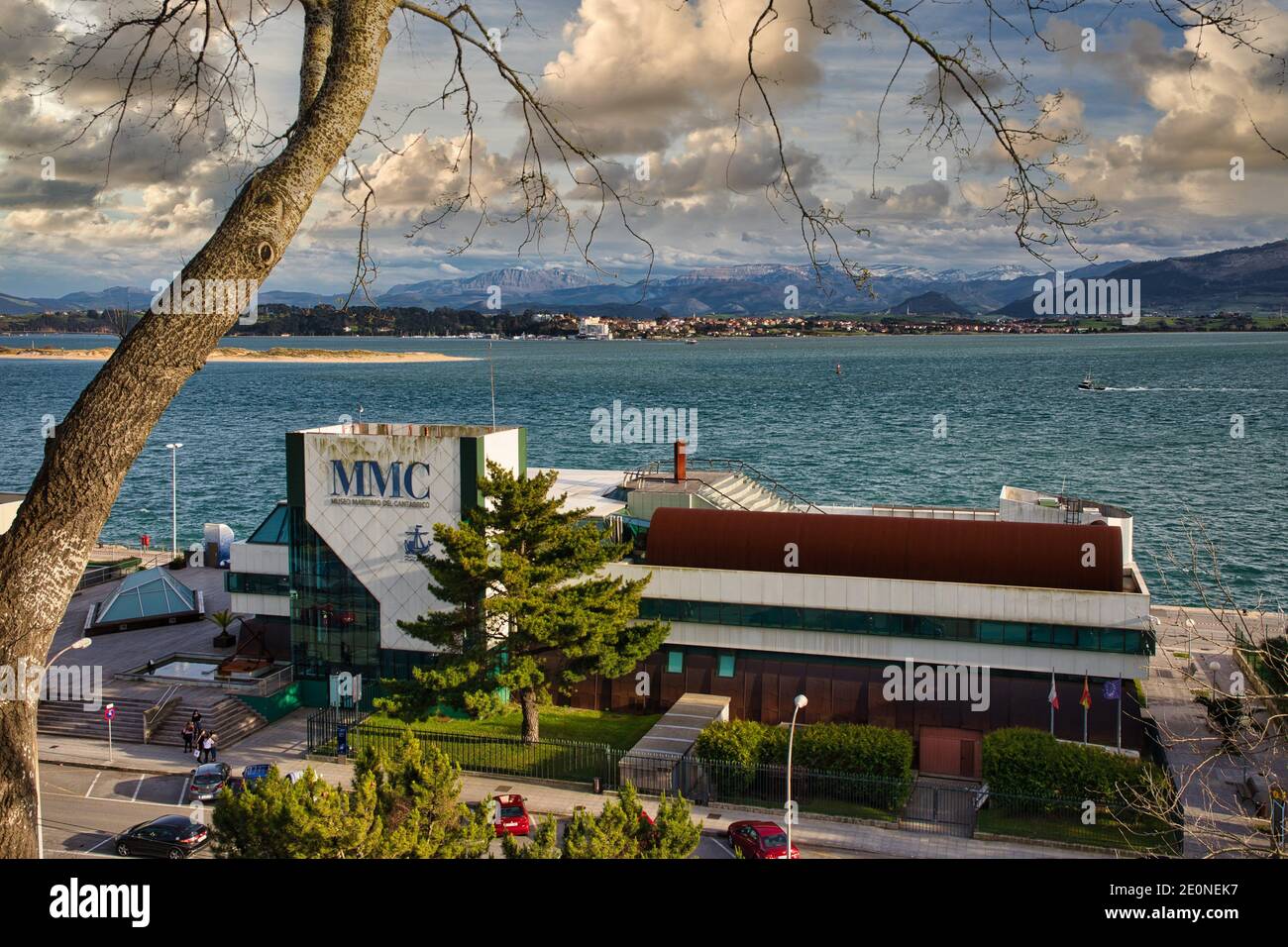 Il Museo Marítimo del Cantábrico, Baia di Santander, Santander, Cantabria, Spagna, Europa Foto Stock