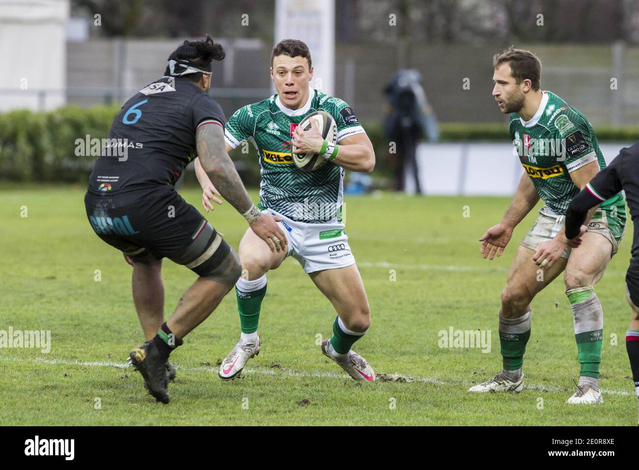 Treviso, Italia. paolo garbi benetton durante Benetton Treviso vs Zebre Rugby, Rugby Guinness Pro 14 match a Treviso, Italia, Gennaio 02 2021 Credit: Independent Photo Agency/Alamy Live News 2021 Foto Stock