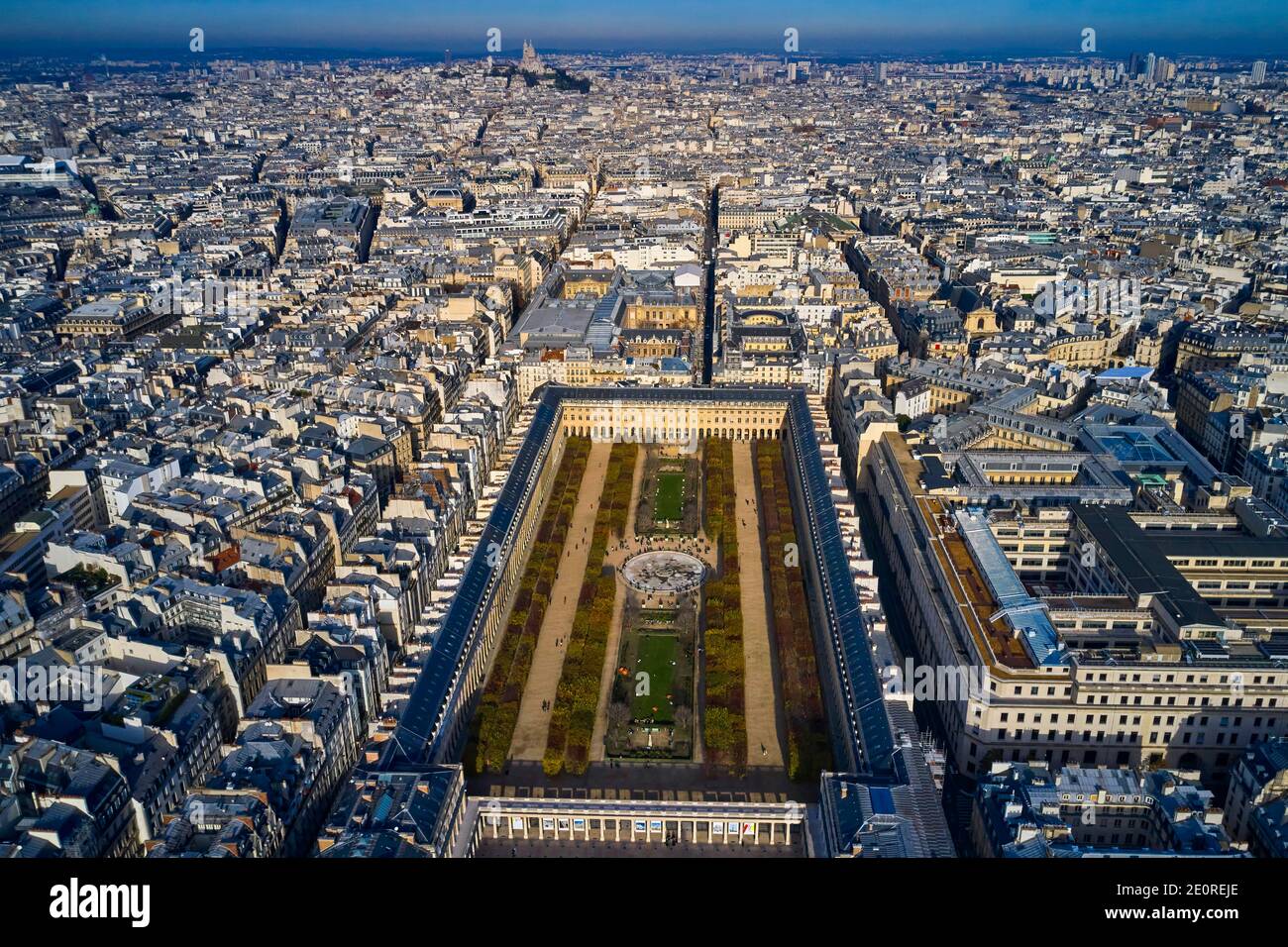 Francia, Parigi (75), il giardino del Palais Royal Foto Stock