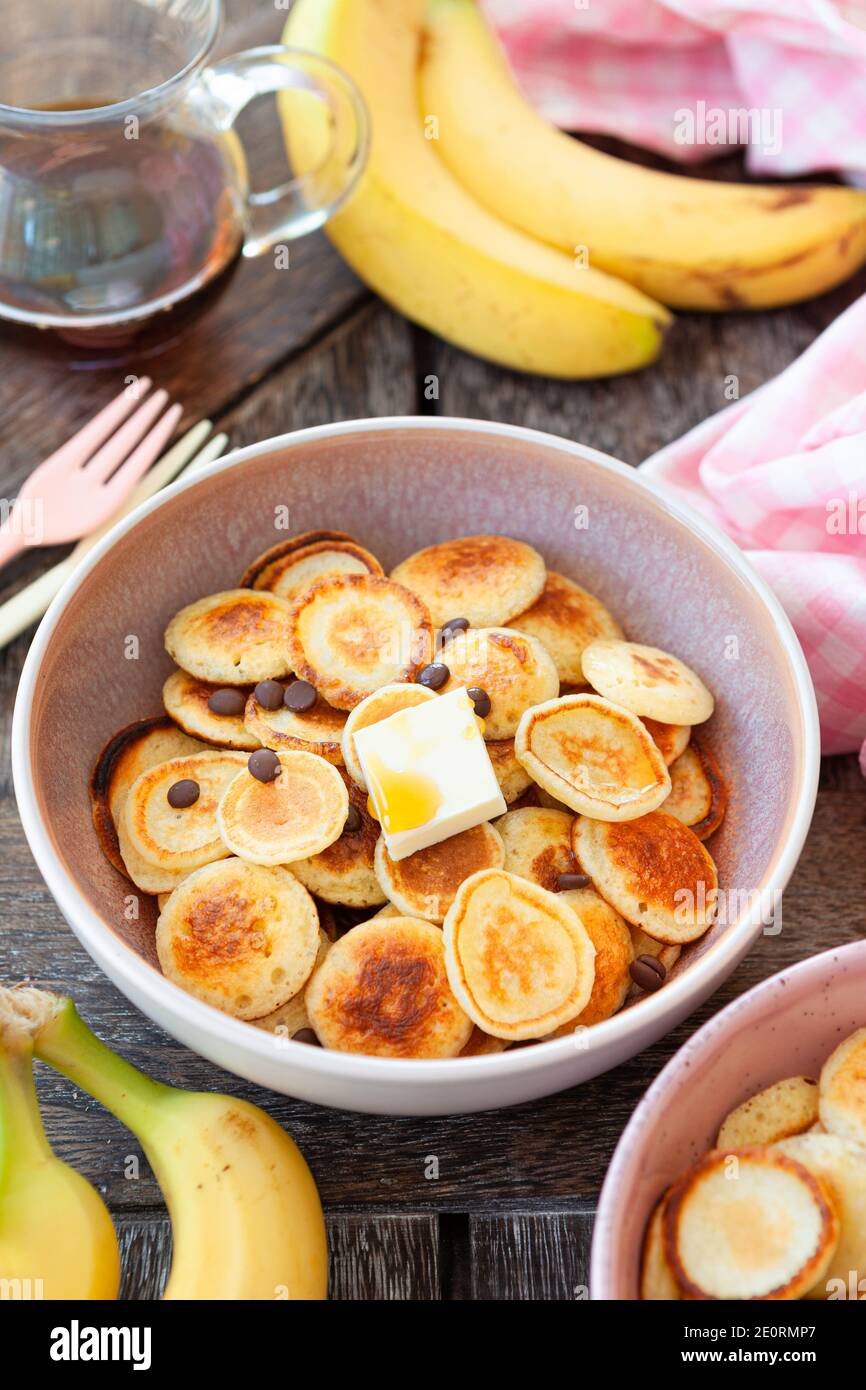Cereali pancake Foto Stock