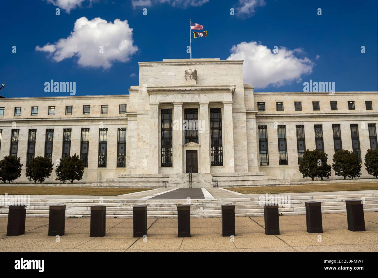 Edificio della Federal Reserve a Washington DC, Stati Uniti, FED Foto Stock