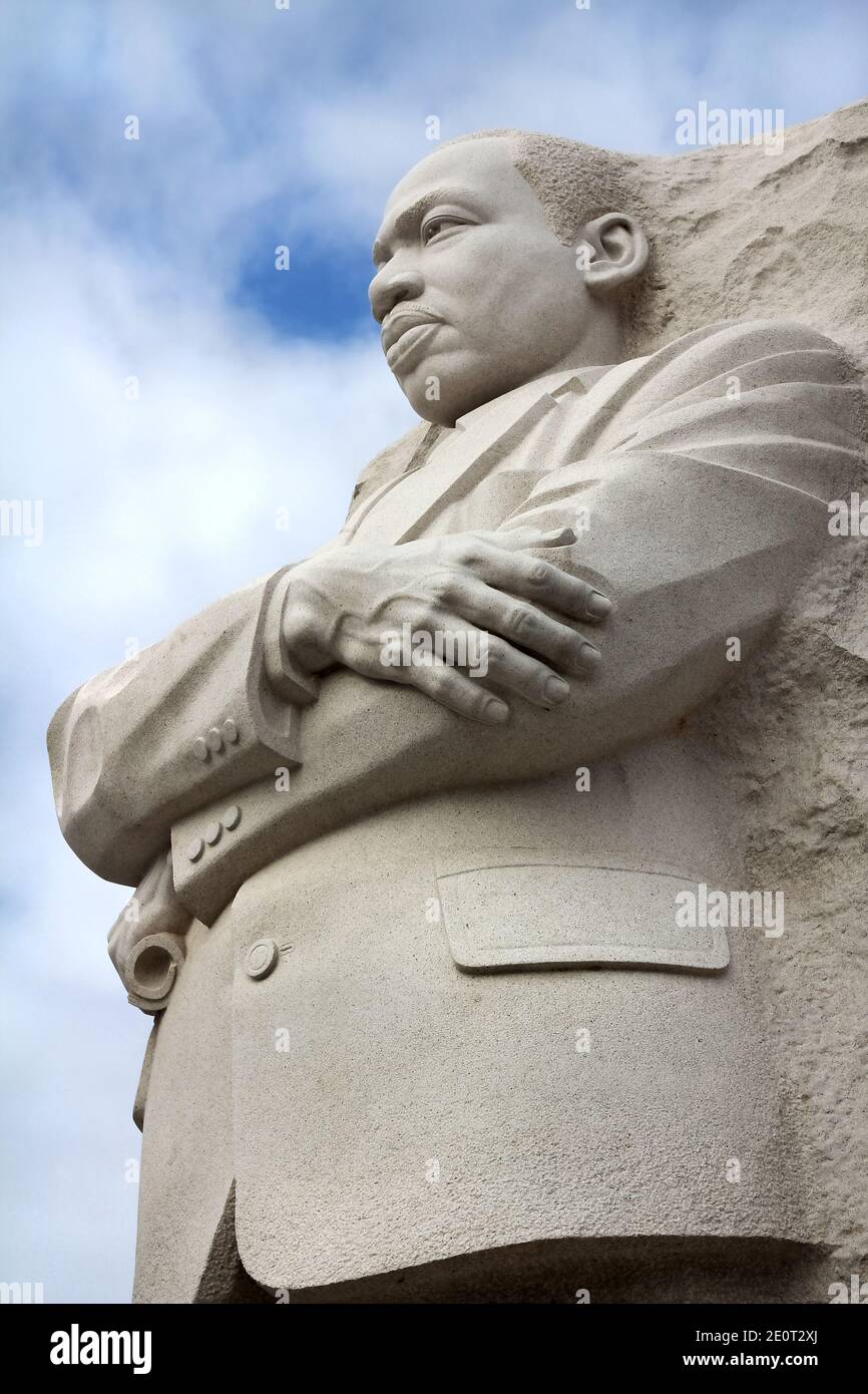Martin Luther King Jr. Monumento a Washington DC Foto Stock