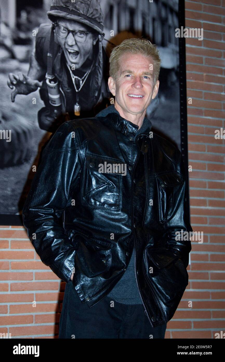 L'attore STATUNITENSE Matthew Modine partecipa alla mostra "Full Metal Jacket Diary Redux", inaugurata il 10 novembre 2012 in occasione del 7° Festival del Cinema di Roma presso l'Auditorium Parco della Musica di Roma. Foto di Aurore Marechal/ABACAPRESS.COM Foto Stock