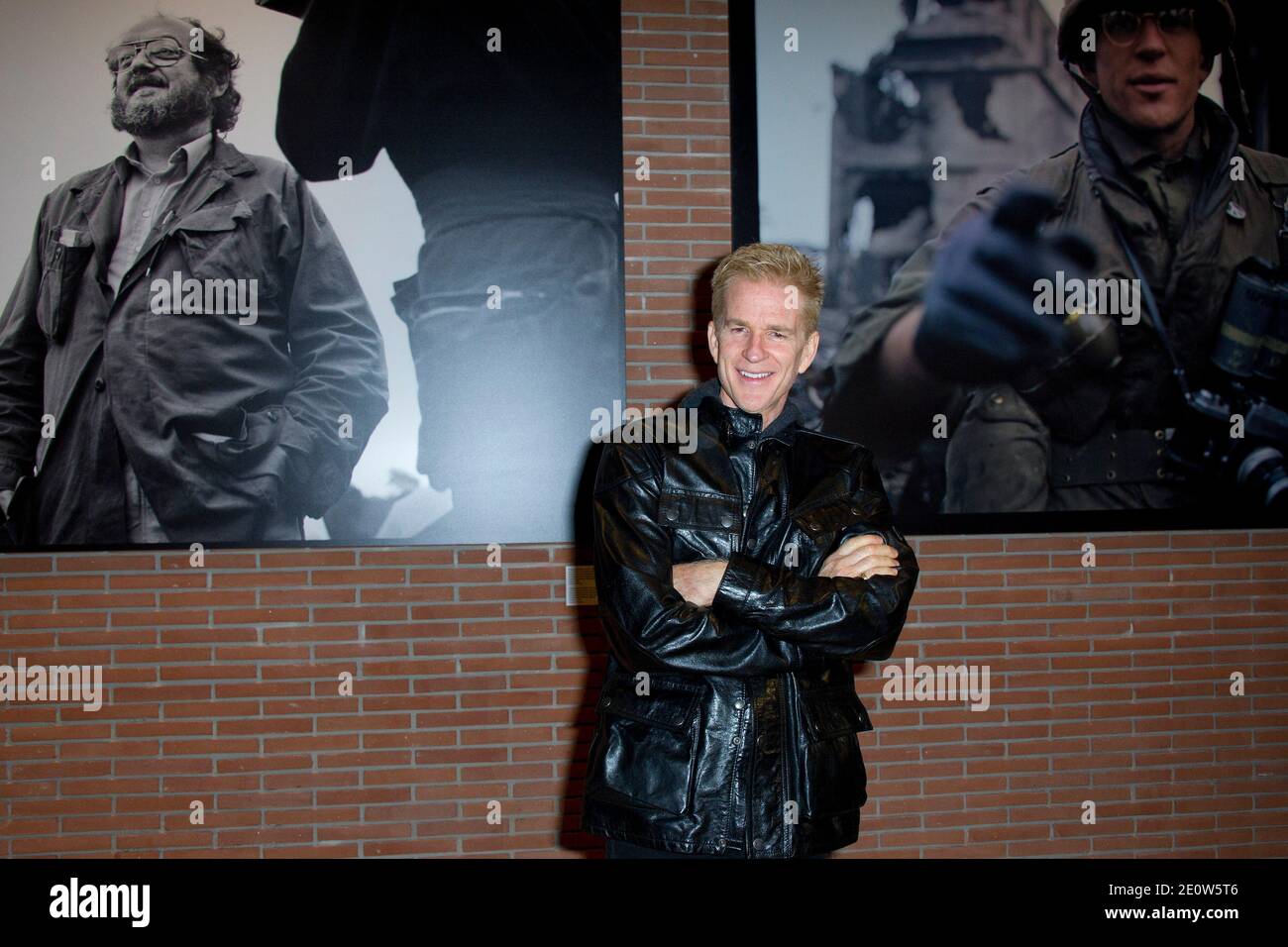 L'attore STATUNITENSE Matthew Modine partecipa alla mostra "Full Metal Jacket Diary Redux", inaugurata il 10 novembre 2012 in occasione del 7° Festival del Cinema di Roma presso l'Auditorium Parco della Musica di Roma. Foto di Aurore Marechal/ABACAPRESS.COM Foto Stock