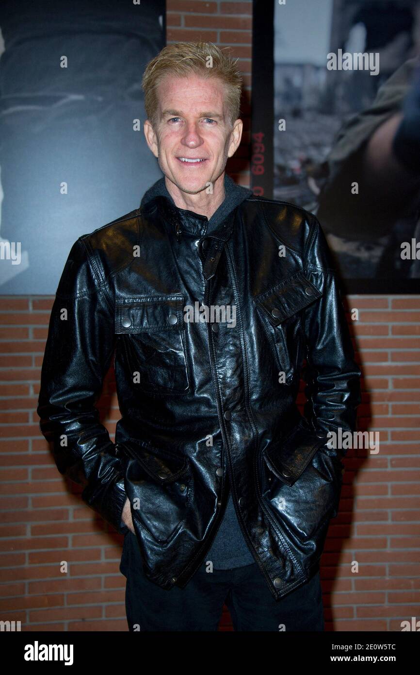 L'attore STATUNITENSE Matthew Modine partecipa alla mostra "Full Metal Jacket Diary Redux", inaugurata il 10 novembre 2012 in occasione del 7° Festival del Cinema di Roma presso l'Auditorium Parco della Musica di Roma. Foto di Aurore Marechal/ABACAPRESS.COM Foto Stock