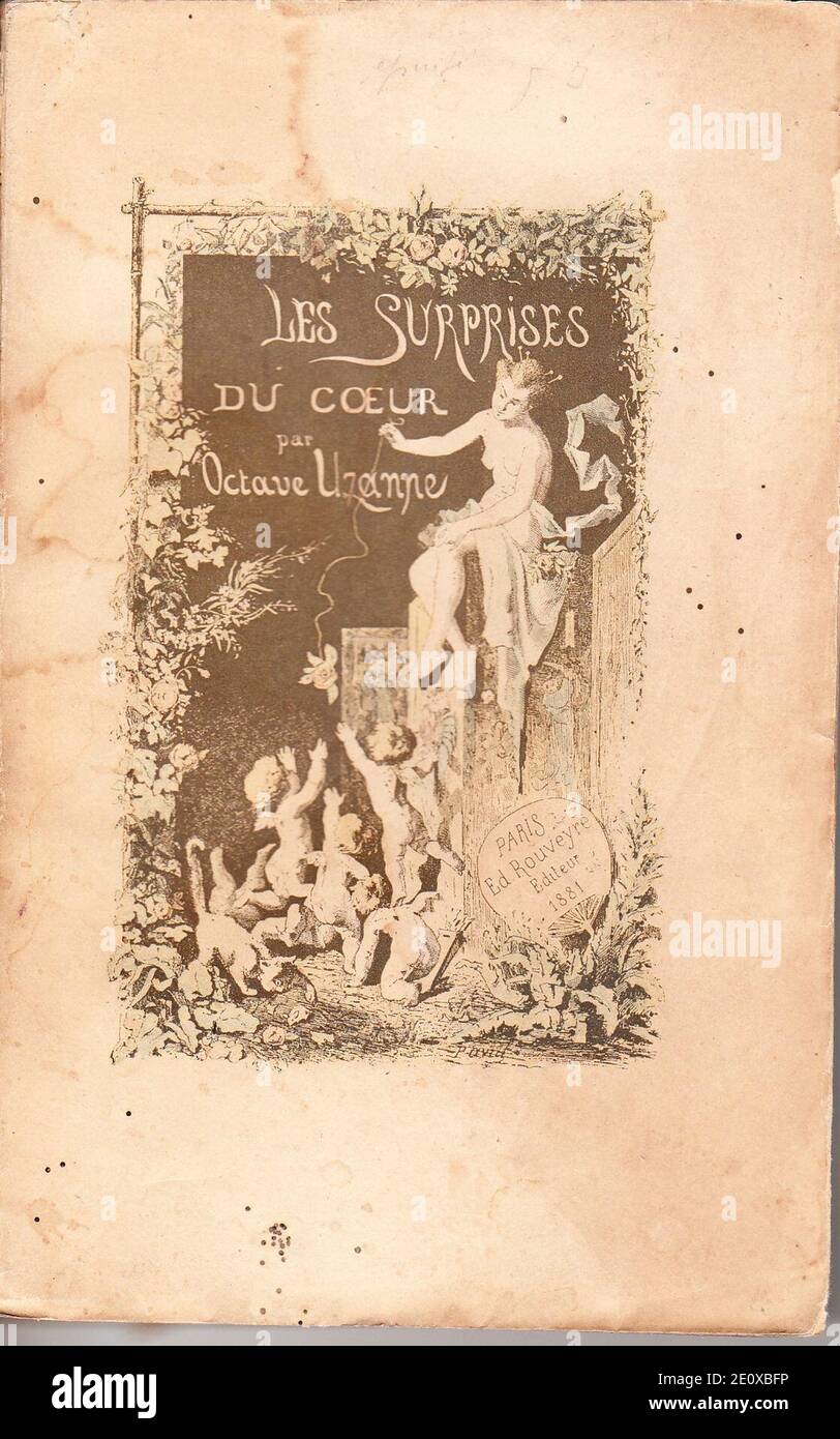 Les Surprise du Cœur, Octave Uzanne. Foto Stock