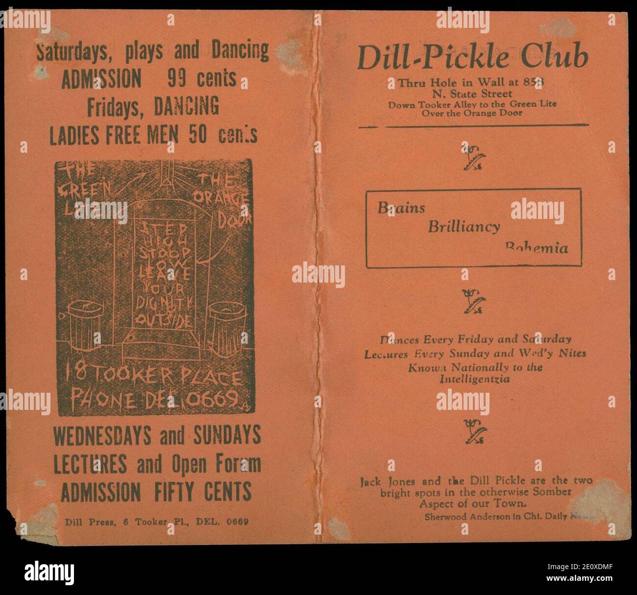 Lester Irving Bockstahler, ''''Trends of Modern Physics''', domenica 12 aprile (1925 o 1931) Foto Stock