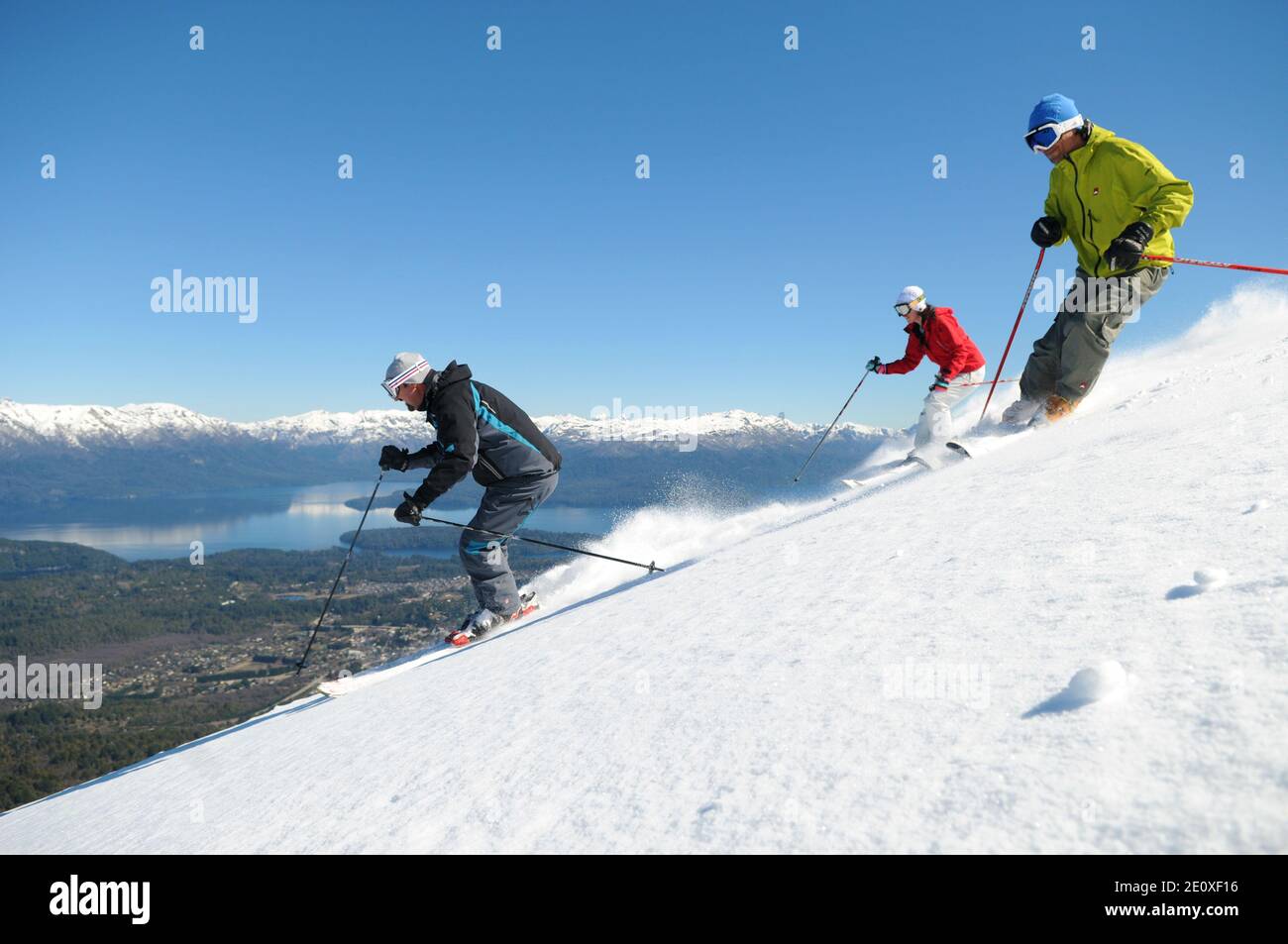 Caviahue International Ski Centre, Neuquén, Argentina Foto Stock
