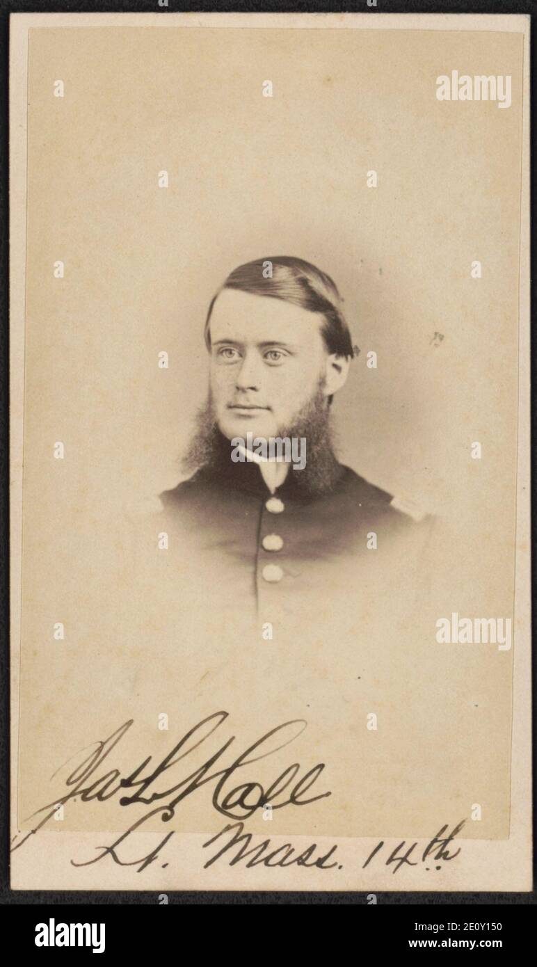 L, 1° Reggimento pesante dell'artiglieria del Massachusetts in uniforme - R.W. Addis, fotografo, 308 penna. Avenue, Washington, D.C. Foto Stock