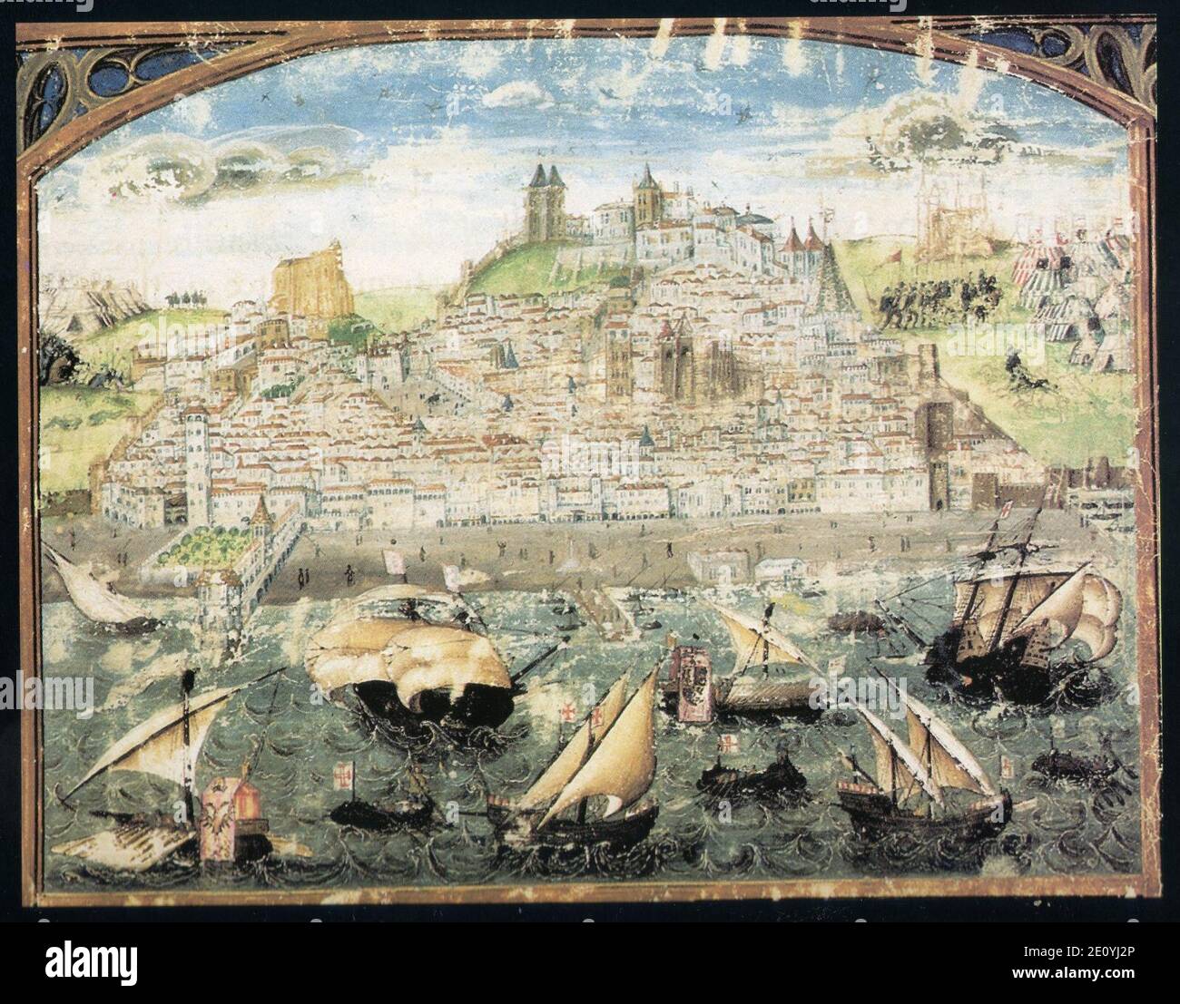 Lisboa 1500-1510. Foto Stock