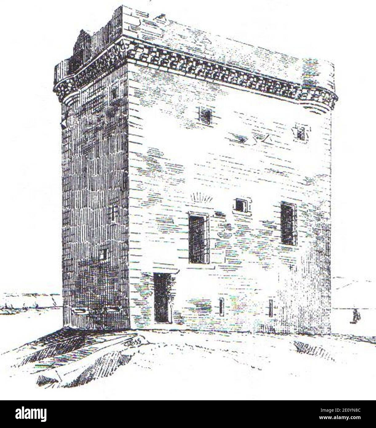 Castello di Little Cumbrae. Foto Stock