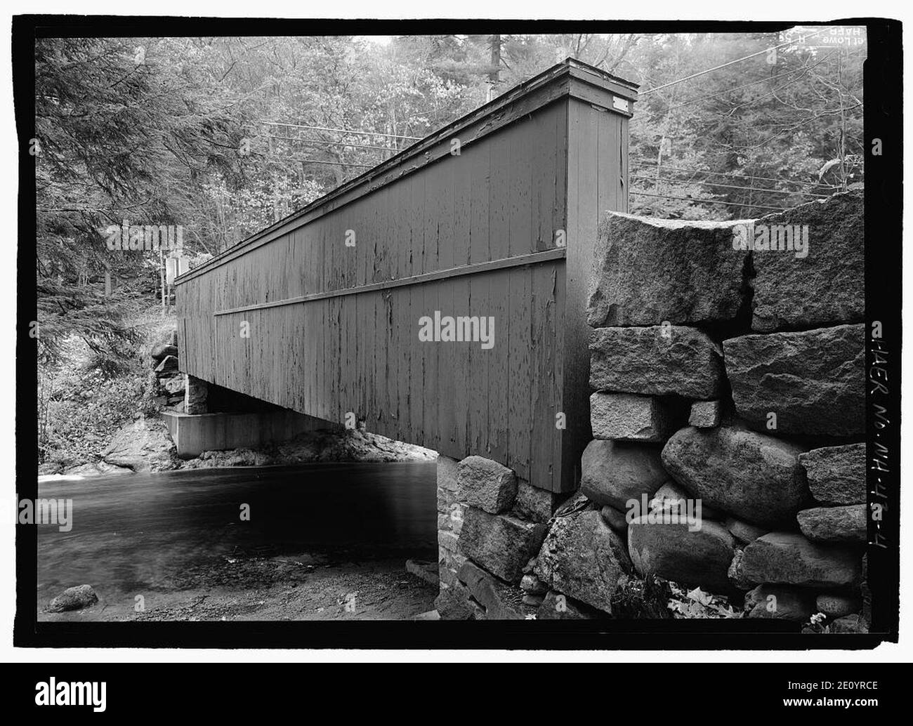 Livermore Bridge Wilton New Hampshire. Foto Stock