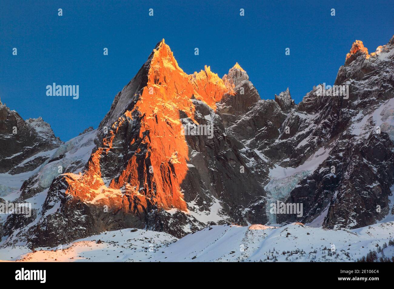 Aiguilles du Chamonix, Francia, Europa Foto Stock