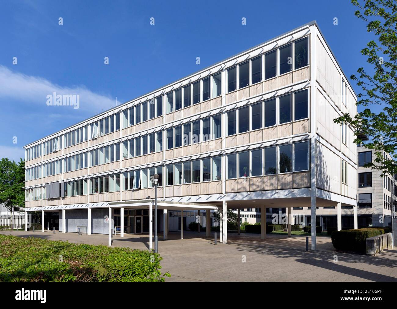 Ex Consolato Generale degli Stati Uniti, Architects Skidmore, Owings &amp; Merrill, oggi sede del Gruppo logistico BLG, Brema, Germa Foto Stock