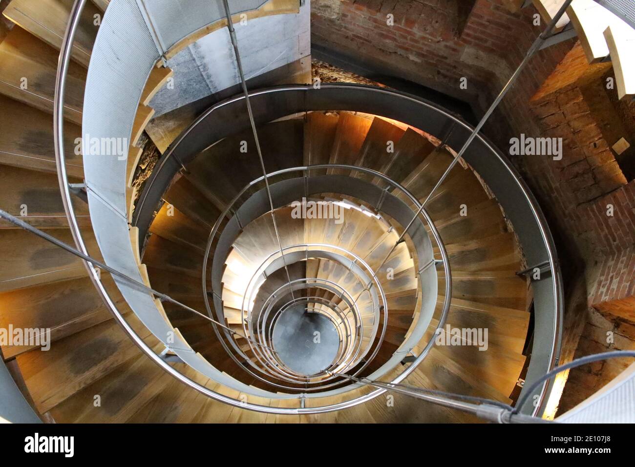 Staircase of the Lighthouse, progettato da Charles Rennie Mackintosh, Glasgow, Scozia, Regno Unito Foto Stock