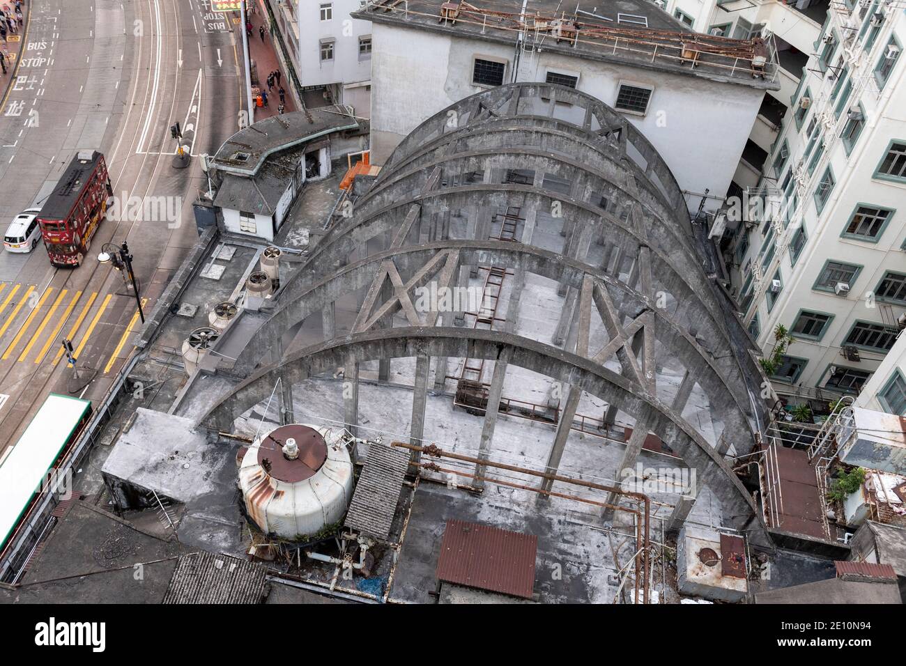 Hong Kong, Cina:06 Dic,2020. L'iconico Teatro di Stato di Hong Kong deve essere conservato sotto il piano di riqualificazione multimilionario del nuovo mondo. Miliardario A. Foto Stock