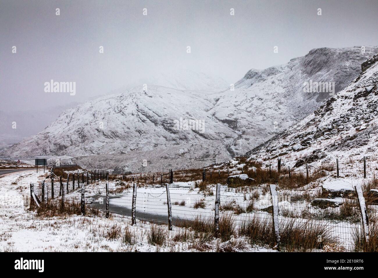 Moel Dduallt, Dolwyddelan, Gwynedd, Galles del Nord Foto Stock