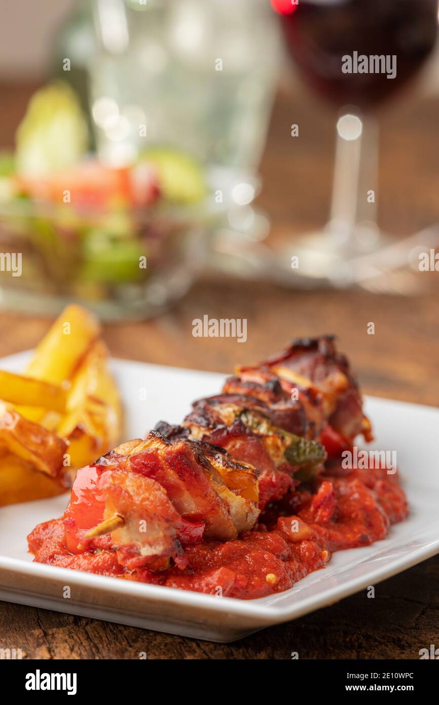 Shaschlik Foto Stock