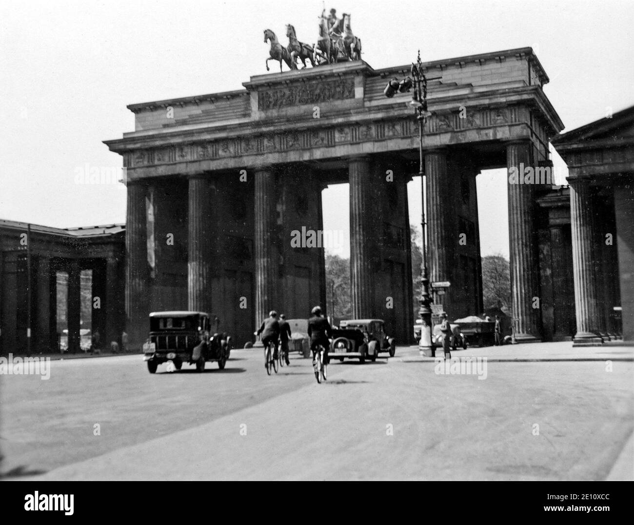 Porta di Brandeburgo, circa 1940, Berlino, Germania Foto Stock