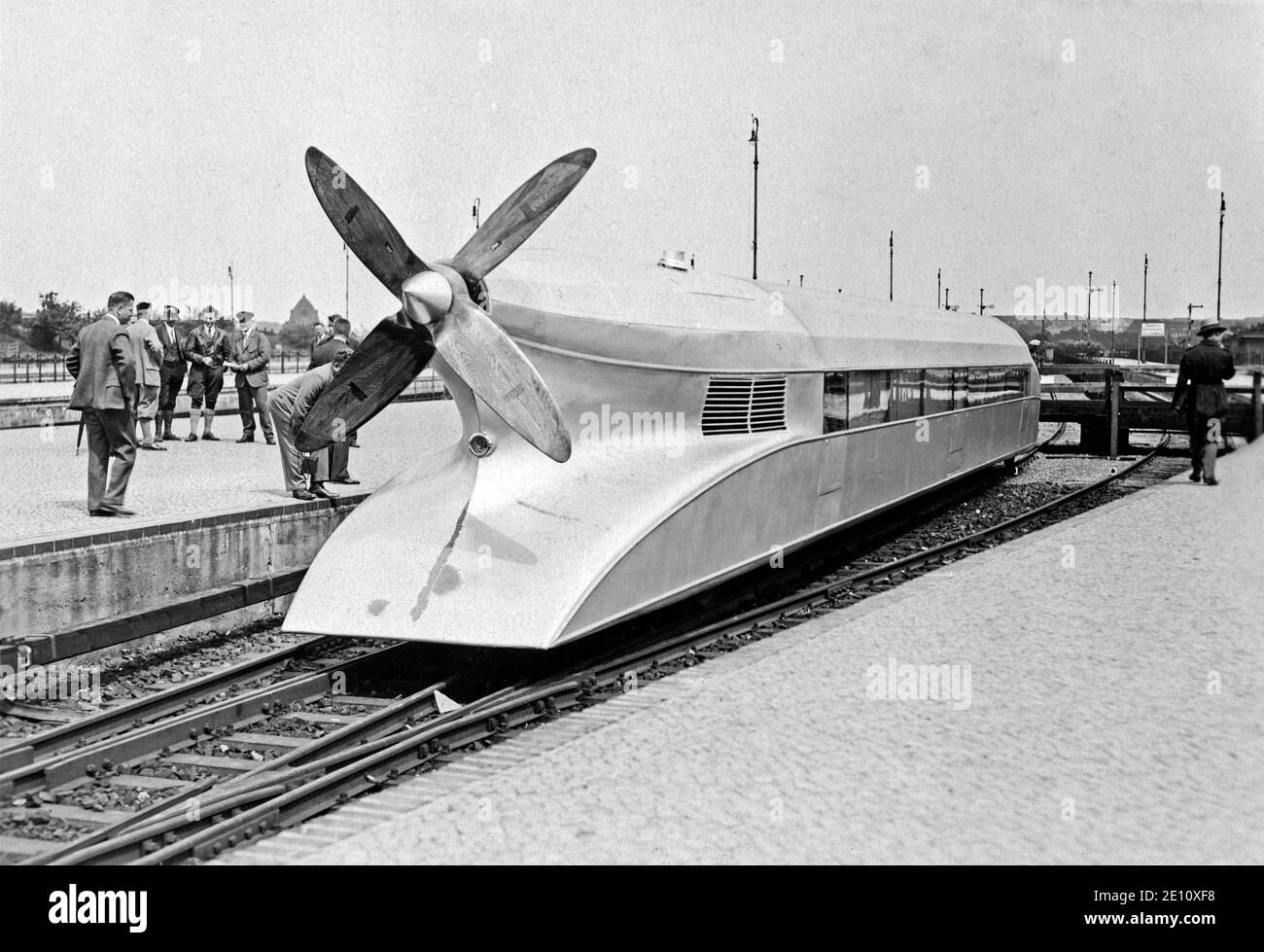 Ferrovia Zeppelin, circa 1931, Berlino, Germania Foto Stock